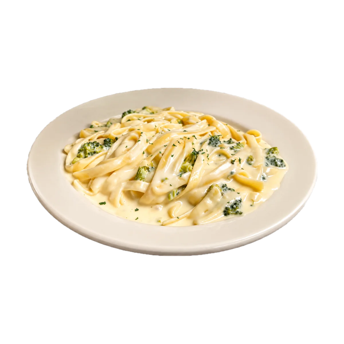 Broccoli Fettuccine Alfredo